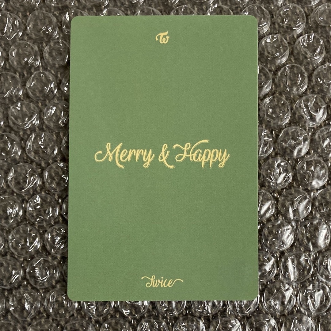 Waste(twice)(ウェストトゥワイス)のTWICE トレカ　ナヨン　merry＆happy ② エンタメ/ホビーのCD(K-POP/アジア)の商品写真