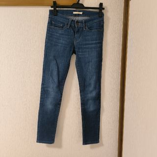 リーバイス(Levi's)のLEVI'S　スキニー　デニム　ジーンズ　24インチ　リーバイス　ユニクロ　無印(デニム/ジーンズ)