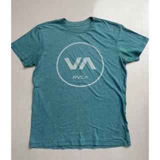 RVCA レディース　ターコイズ　半袖Tシャツ