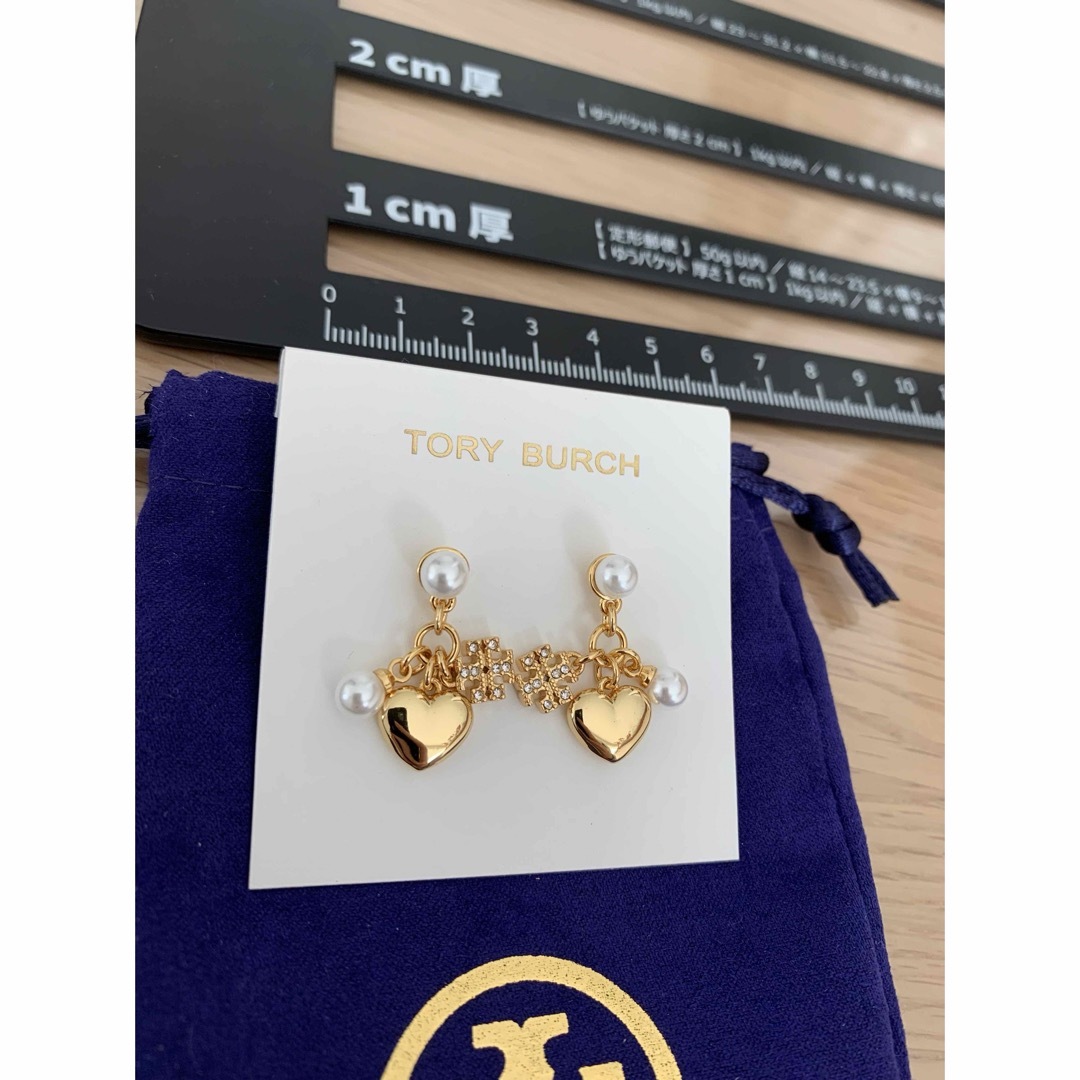 Tory Burch(トリーバーチ)のTBP063S5Tory Burch   トリーバーチ　ハート　パール　ピアス レディースのアクセサリー(ピアス)の商品写真