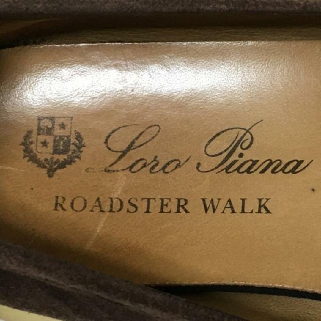 LORO PIANA(ロロピアーナ)のLoro Piana(ロロピアーナ) シューズ 37 レディース - ダークブラウン インソール取外し可 スエード レディースの靴/シューズ(その他)の商品写真