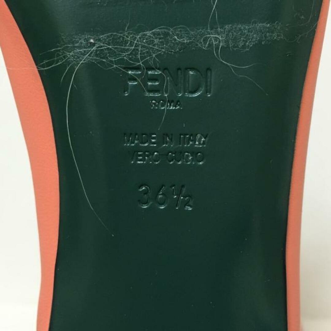 FENDI(フェンディ)のFENDI(フェンディ) フラットシューズ 36 1/2 レディース美品  - ピンク フリル レザー レディースの靴/シューズ(その他)の商品写真