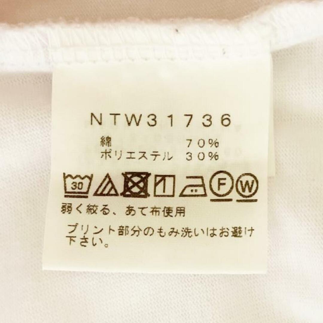 THE NORTH FACE(ザノースフェイス)のTHE NORTH FACE(ノースフェイス) 半袖Tシャツ サイズS メンズ - 白 クルーネック メンズのトップス(Tシャツ/カットソー(半袖/袖なし))の商品写真