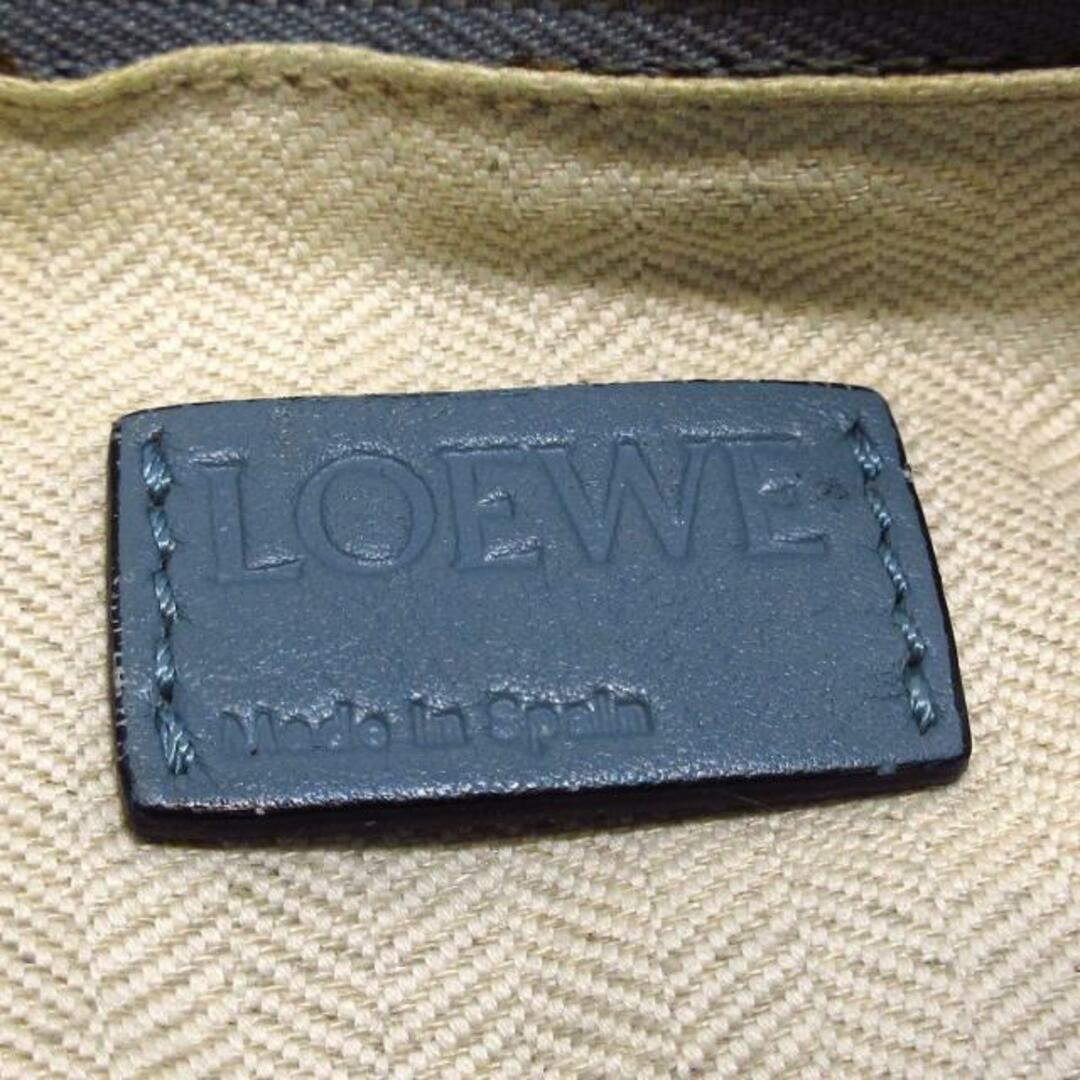 LOEWE(ロエベ)のLOEWE(ロエベ) ハンドバッグ パズルバッグ ミディアム ブルー レザー レディースのバッグ(ハンドバッグ)の商品写真