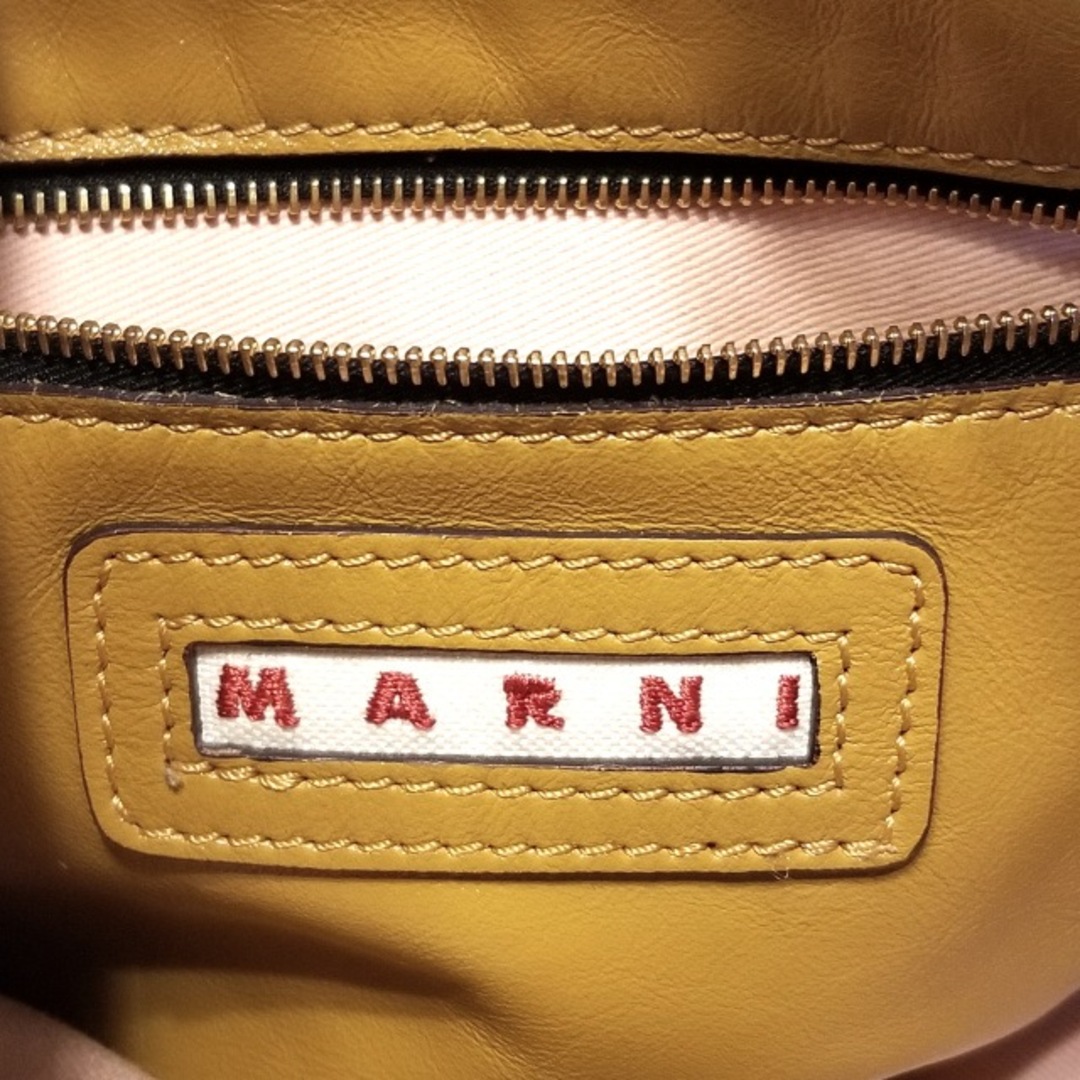 Marni(マルニ)のMARNI(マルニ) トートバッグ ミュゼオ SHMP0018U1 ブラウン×ダークグレー バイカラー カーフスキン レディースのバッグ(トートバッグ)の商品写真