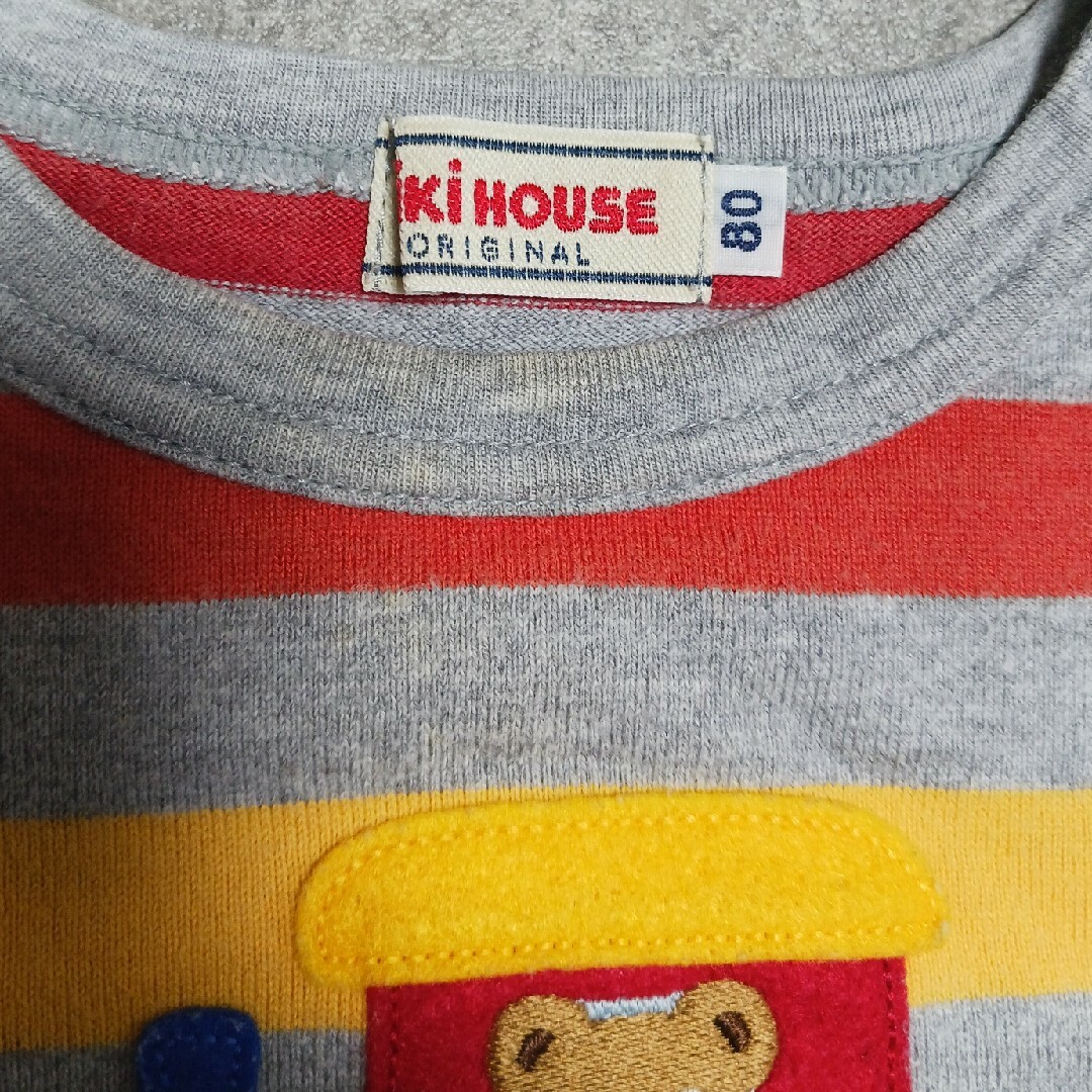 mikihouse(ミキハウス)のMIKIHOUSE  長袖Tシャツ  ベビー キッズ/ベビー/マタニティのベビー服(~85cm)(Ｔシャツ)の商品写真