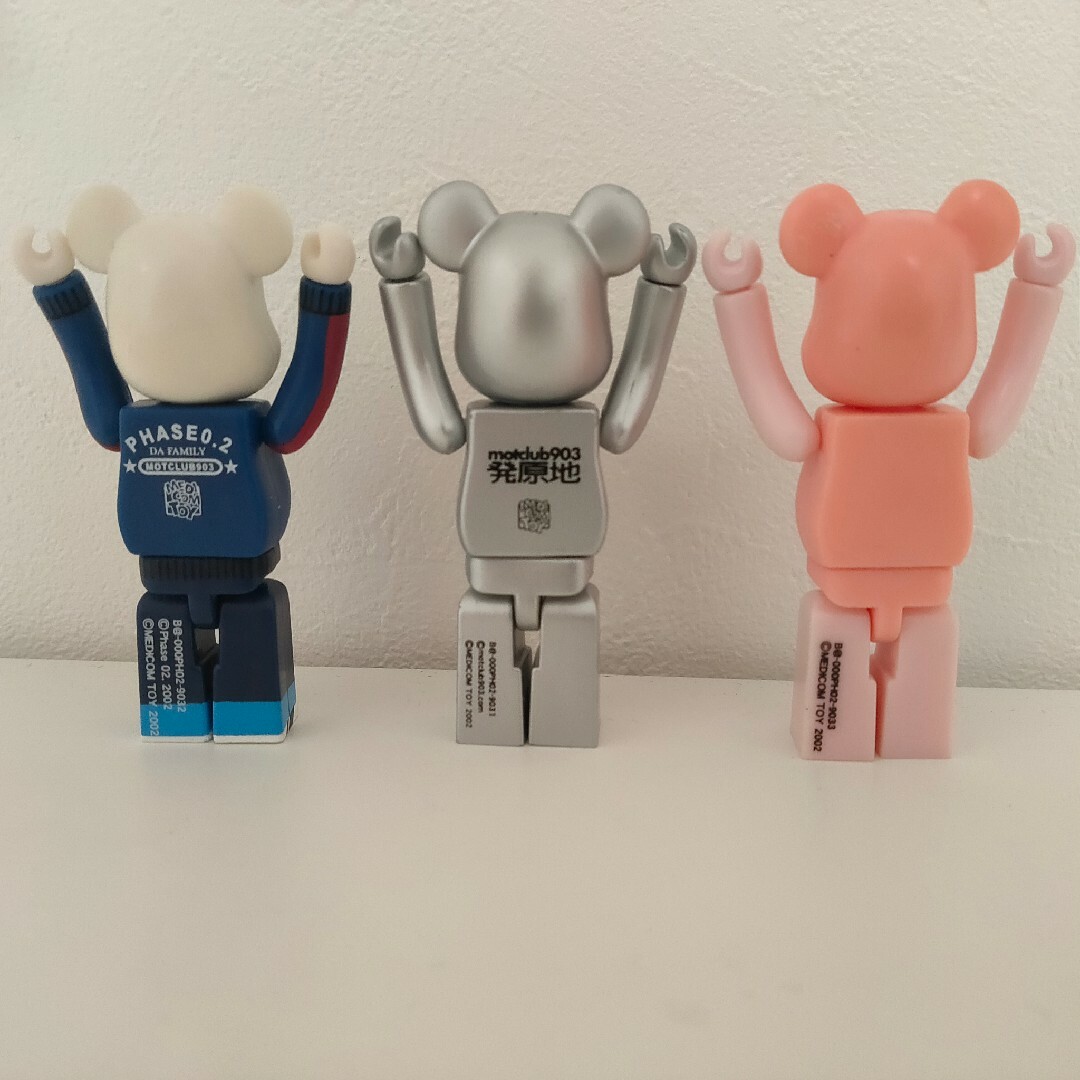 MEDICOM TOY(メディコムトイ)の《★3体セット★廃盤品★》BE@RBRICK フィギュア 限定品 アート エンタメ/ホビーのフィギュア(その他)の商品写真