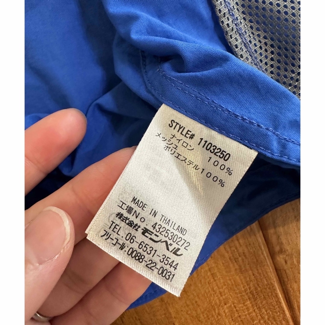 mont bell(モンベル)のモンベル　ナイロンパーカー　90センチ キッズ/ベビー/マタニティのキッズ服男の子用(90cm~)(ジャケット/上着)の商品写真