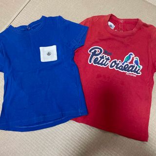 PETIT BATEAU - プチバトー　Tシャツ2枚セット　サイズ86