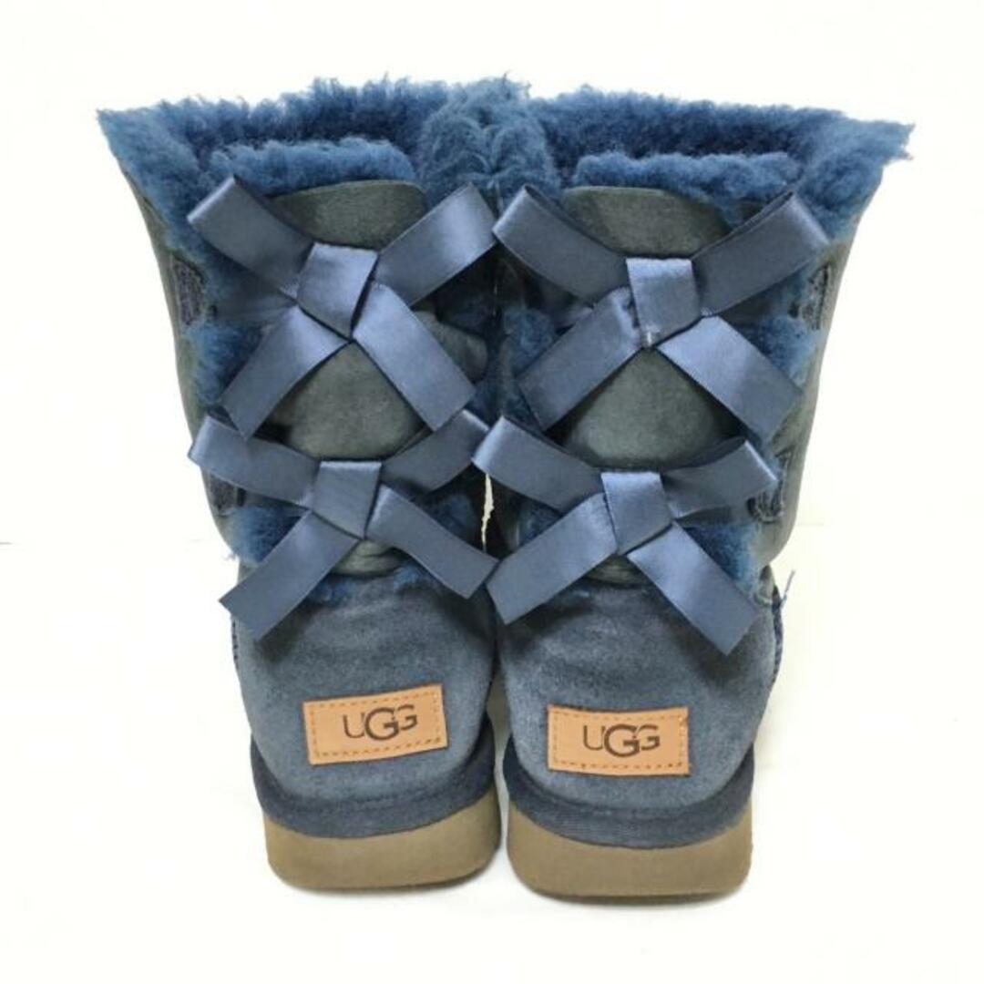 UGG(アグ)のUGG(アグ) ショートブーツ 24 レディース - 1016225 ネイビー ムートン レディースの靴/シューズ(ブーツ)の商品写真