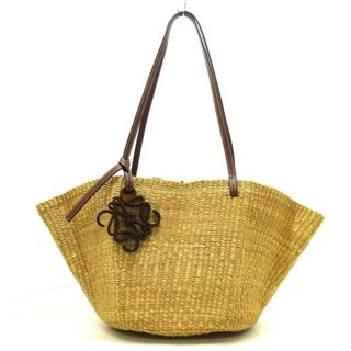 ロエベ(LOEWE)のLOEWE(ロエベ) トートバッグ美品  シェル バスケットバッグ A223096X01 ベージュ×ブラウン かごバッグ エレファントグラス×カーフスキン	(トートバッグ)