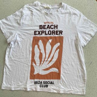 エイチアンドエム　H&M  白T Tシャツ　白　ホワイト　ビーチ　アイビザ　エル