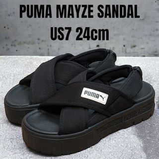 プーマ(PUMA)のPUMA MAYZE SANDAL プーマ メイズ サンダル 24cm 厚底(サンダル)