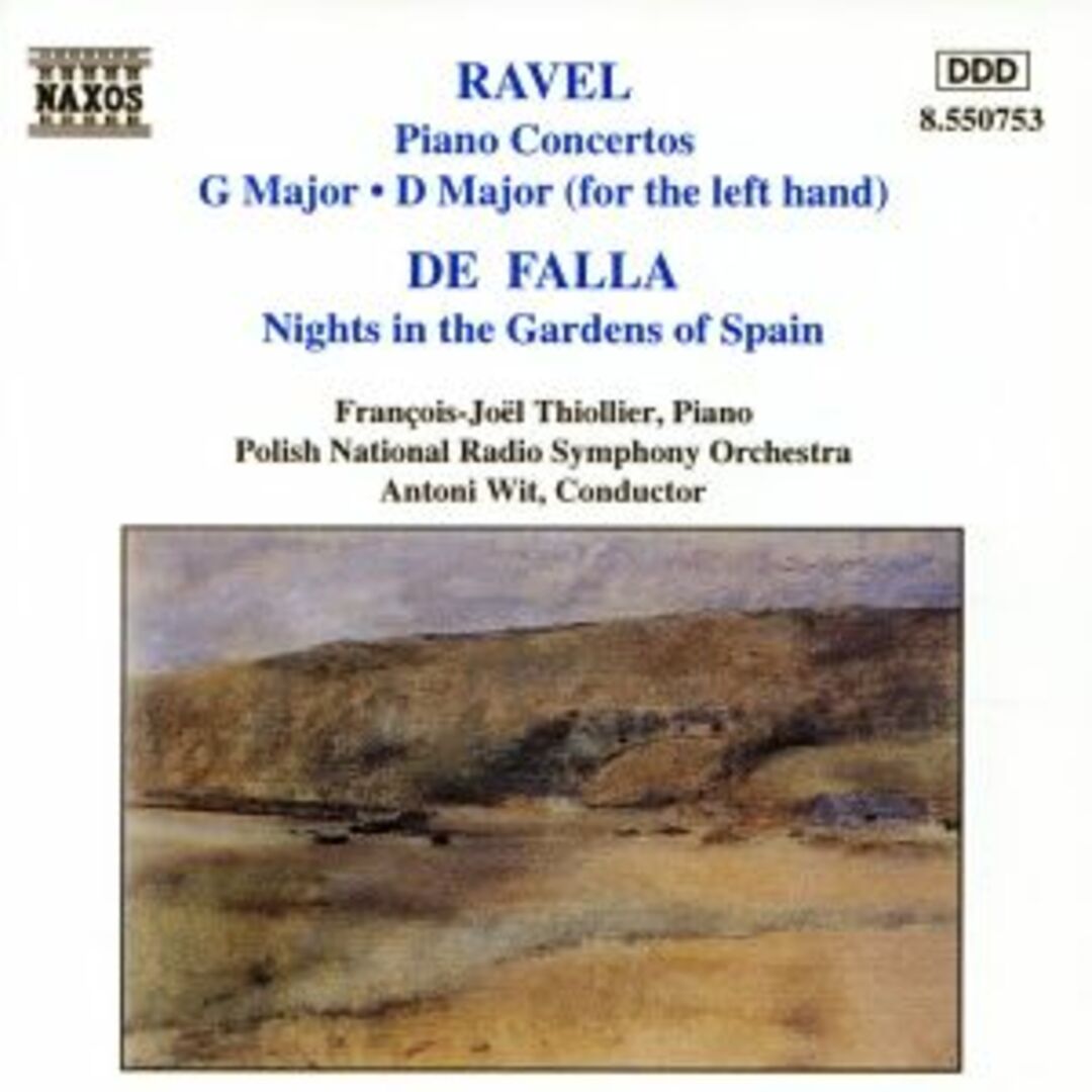 ラヴェル：ピアノ協奏曲集／ファリャ：スペインの庭の夜 エンタメ/ホビーのCD(クラシック)の商品写真
