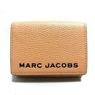 マークジェイコブス(MARC JACOBS)のMARC JACOBS(マークジェイコブス) 3つ折り財布 オレンジ×アイボリー×パープル ロゴ レザー(財布)