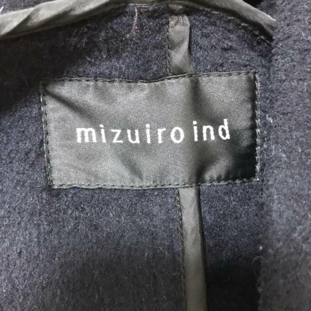 mizuiro  ind(ミズイロインド) ダッフルコート レディース 黒 レディースのジャケット/アウター(ダッフルコート)の商品写真