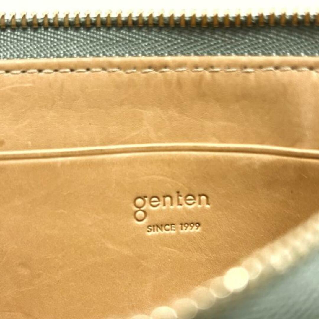 genten(ゲンテン)のgenten(ゲンテン) コインケース ライトグリーン カードケース付き レザー レディースのファッション小物(コインケース)の商品写真