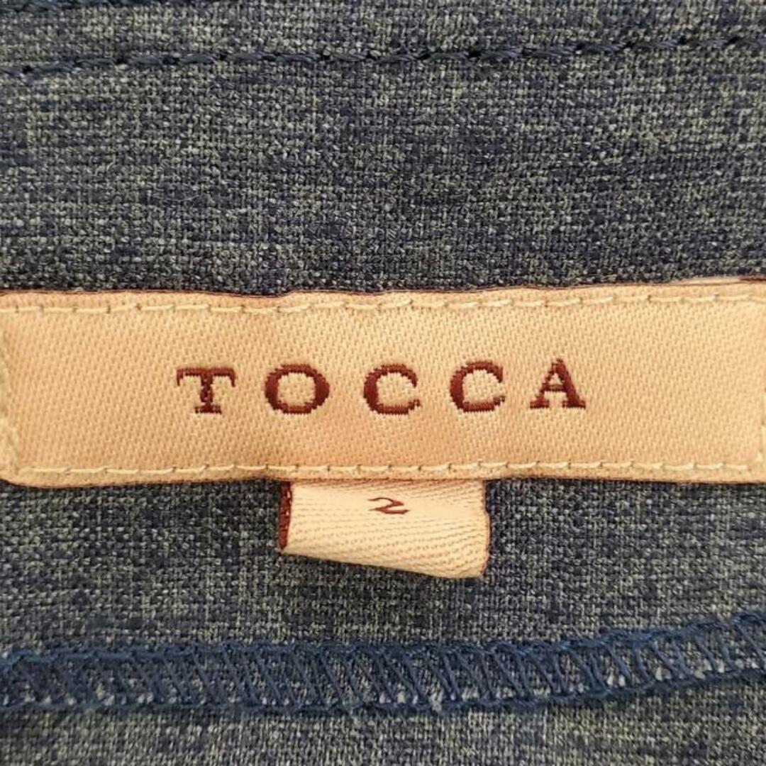 TOCCA(トッカ)のTOCCA(トッカ) ワンピース サイズ2 S レディース美品  ネイビー×シルバー レディースのワンピース(その他)の商品写真