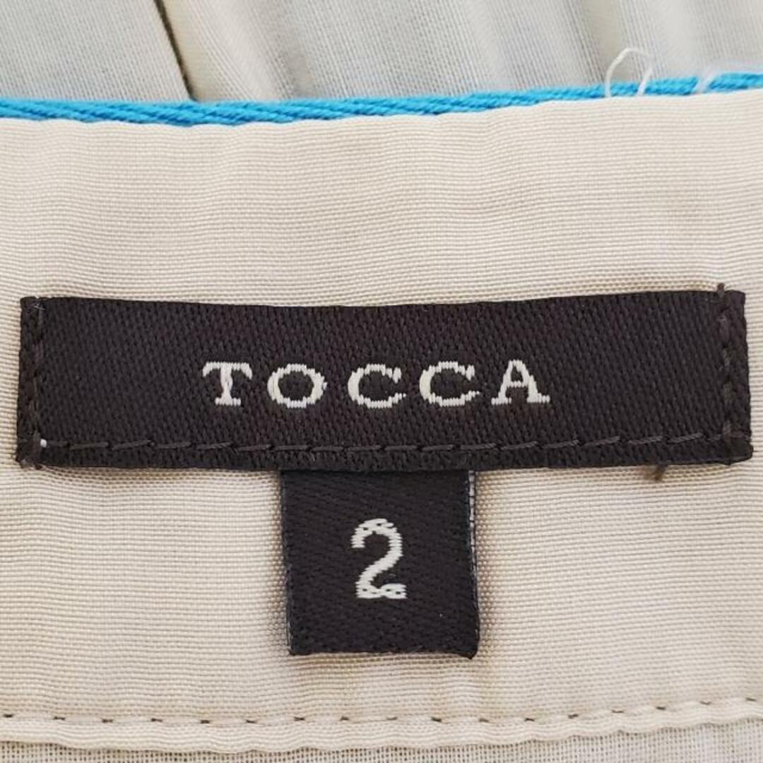 TOCCA(トッカ)のTOCCA(トッカ) ワンピース サイズ2 S レディース ブルー×アイボリー 裾花レース レディースのワンピース(その他)の商品写真