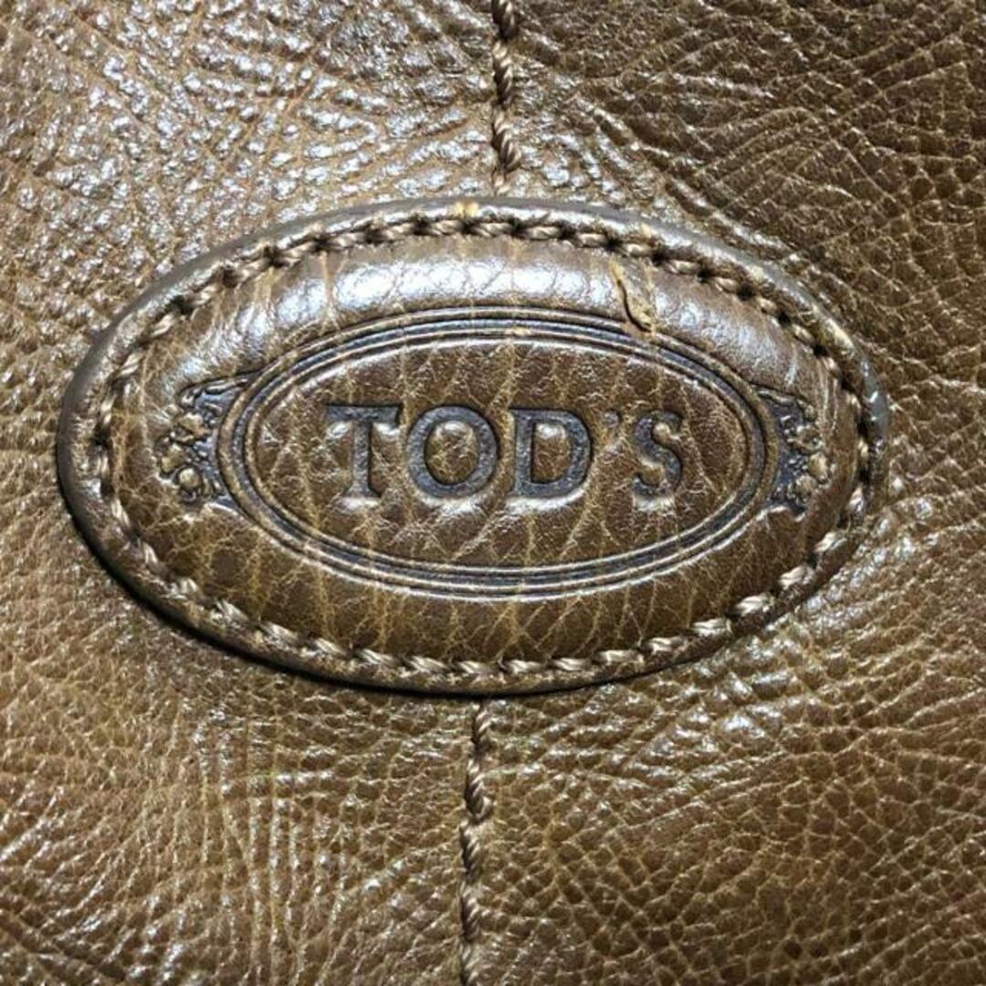 TOD'S(トッズ)のTOD'S(トッズ) ハンドバッグ - ダークブラウン レザー レディースのバッグ(ハンドバッグ)の商品写真