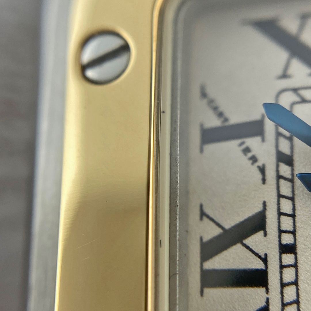 Cartier(カルティエ)のカルティエ サントスガルべ SM W20012C4 クォーツ レディース 【中古】 レディースのファッション小物(腕時計)の商品写真