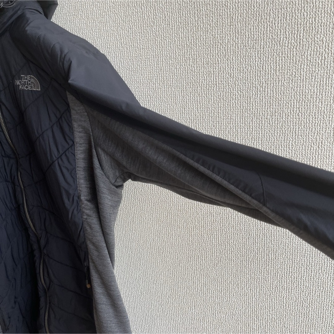THE NORTH FACE(ザノースフェイス)のノースフェイス　キルティングジャケット　VX  ブラック×グレー　メンズＬ メンズのジャケット/アウター(ブルゾン)の商品写真