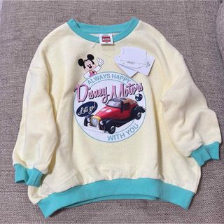 ディズニー(Disney)のlittc ミッキー　トミカ　長袖　リトシー　しまむら　バースデイ　ディズニー(Tシャツ/カットソー(七分/長袖))