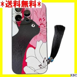 KOLO 聞香 黒猫 iPhone 15 Pro ケー 柄 15 Pro 135