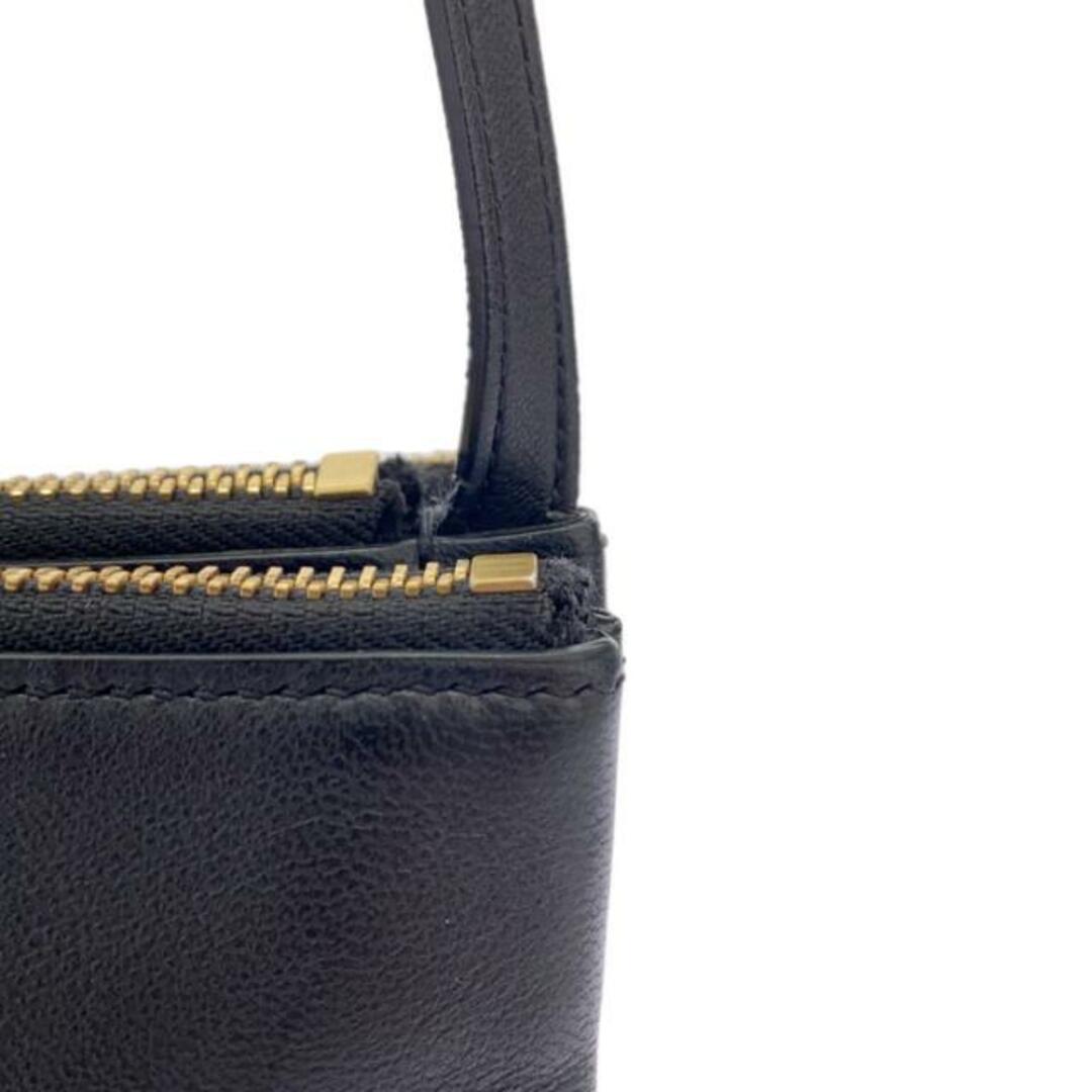 celine(セリーヌ)のCELINE(セリーヌ) ショルダーバッグ トリオラージ 192043CAD.38NO 黒 ラムスキン レディースのバッグ(ショルダーバッグ)の商品写真