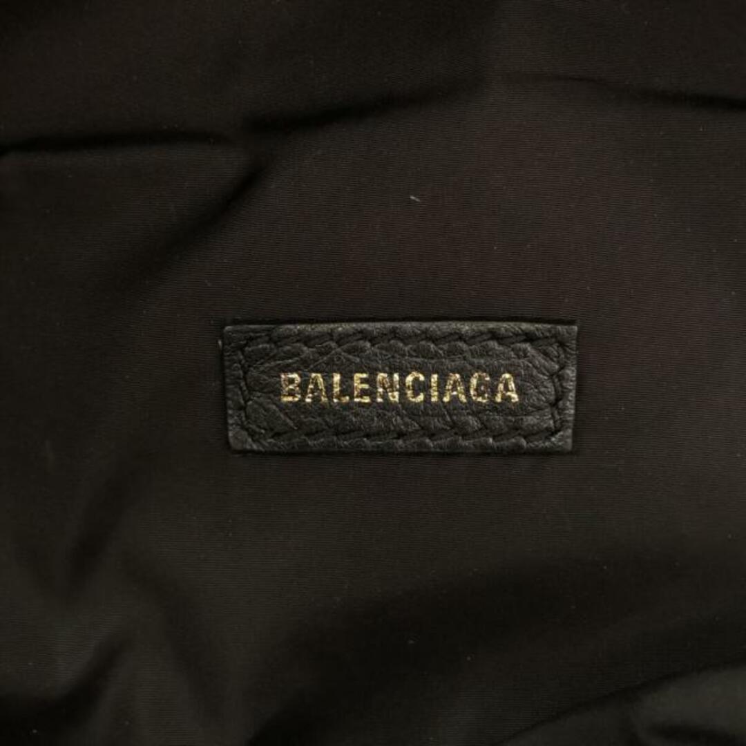 Balenciaga(バレンシアガ)のBALENCIAGA(バレンシアガ) ウエストポーチ ウィール ベルトバッグS 533009 黒×白 ナイロン レディースのバッグ(ボディバッグ/ウエストポーチ)の商品写真