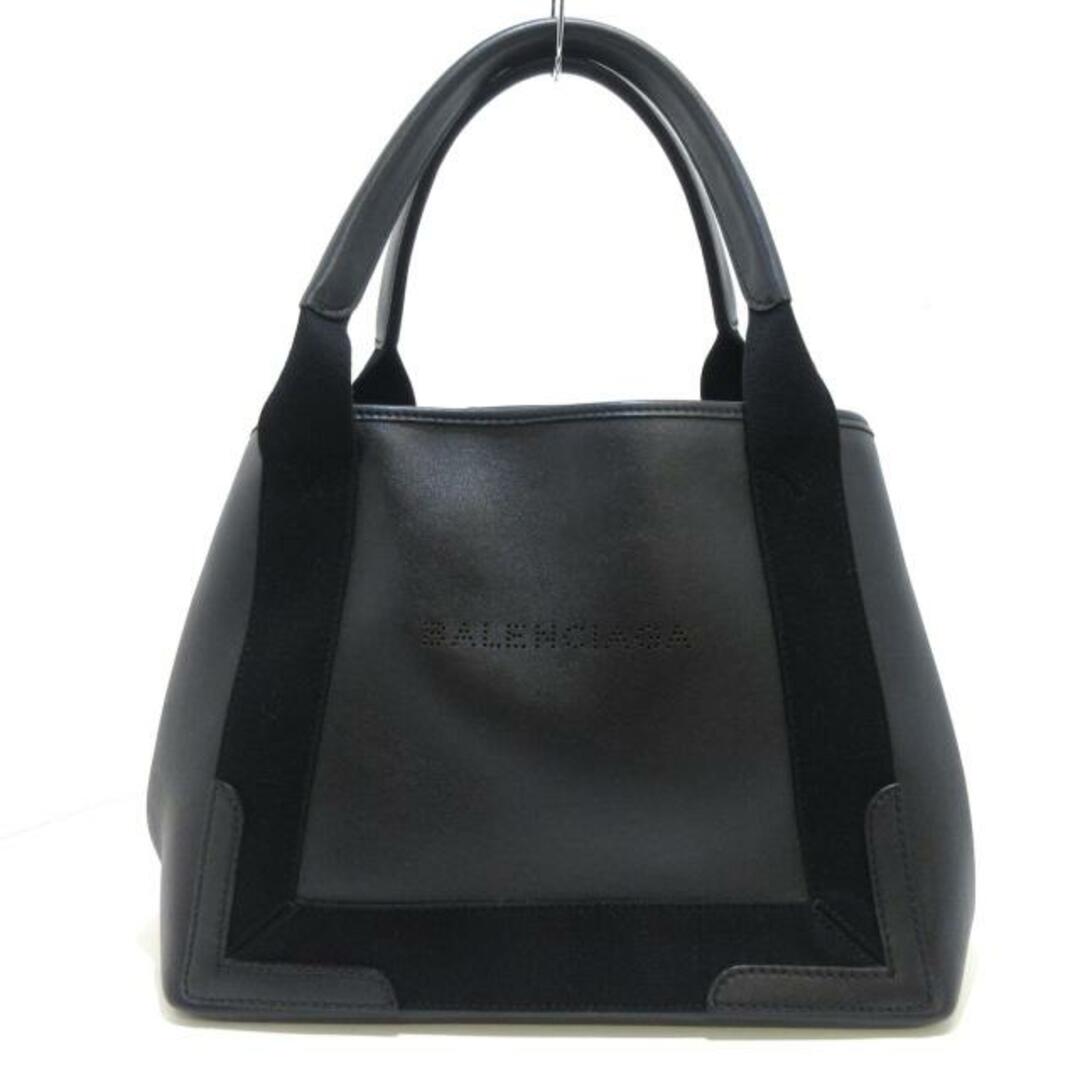 Balenciaga(バレンシアガ)のBALENCIAGA(バレンシアガ) トートバッグ美品  ネイビーカバスS 339933 黒 レザー レディースのバッグ(トートバッグ)の商品写真