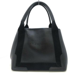 バレンシアガ(Balenciaga)のBALENCIAGA(バレンシアガ) トートバッグ美品  ネイビーカバスS 339933 黒 レザー(トートバッグ)