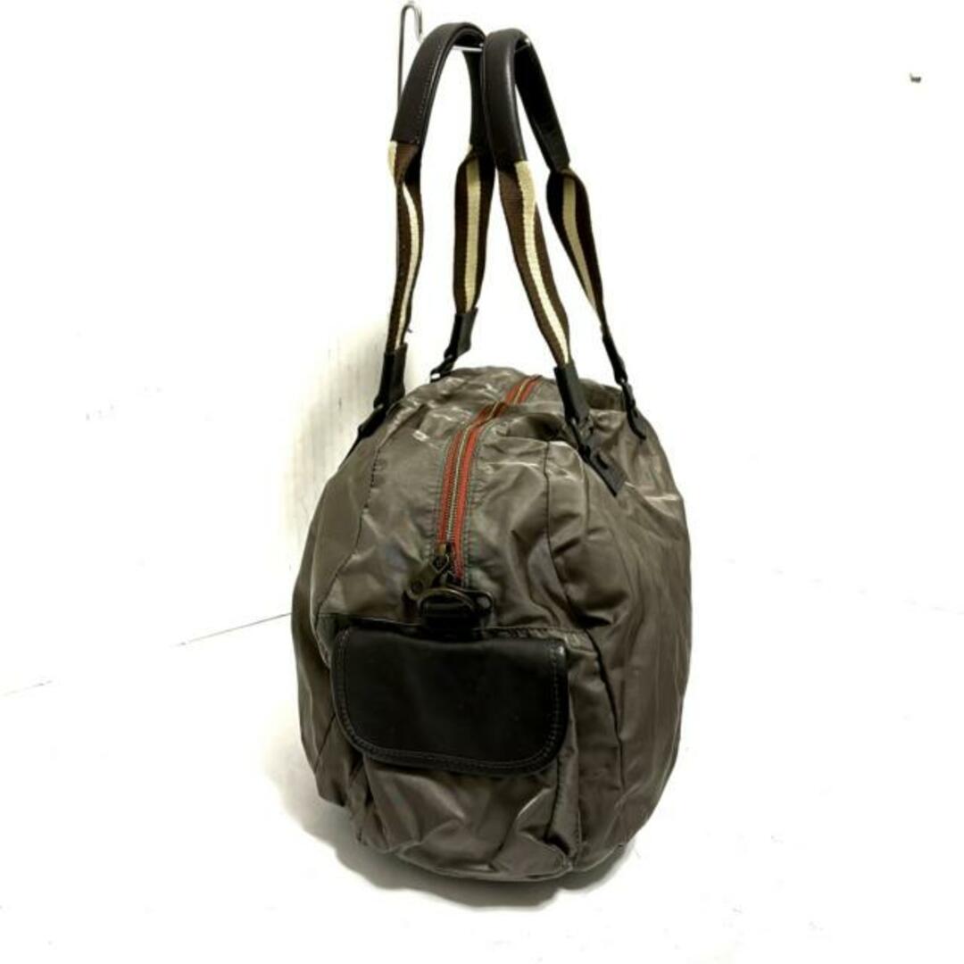 Orobianco(オロビアンコ)のOROBIANCO(オロビアンコ) ショルダーバッグ - カーキ×ダークブラウン×マルチ ナイロン×レザー レディースのバッグ(ショルダーバッグ)の商品写真