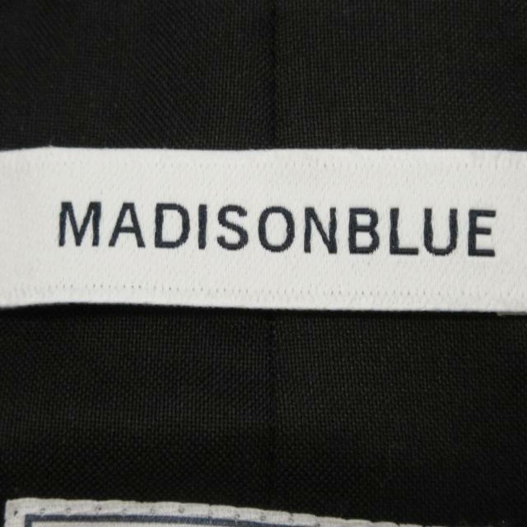 MADISONBLUE(マディソンブルー)のMADISON BLUE(マディソンブルー) ジャケット サイズ01(S) レディース美品  - 黒 ツイード 綿、ナイロン レディースのジャケット/アウター(その他)の商品写真