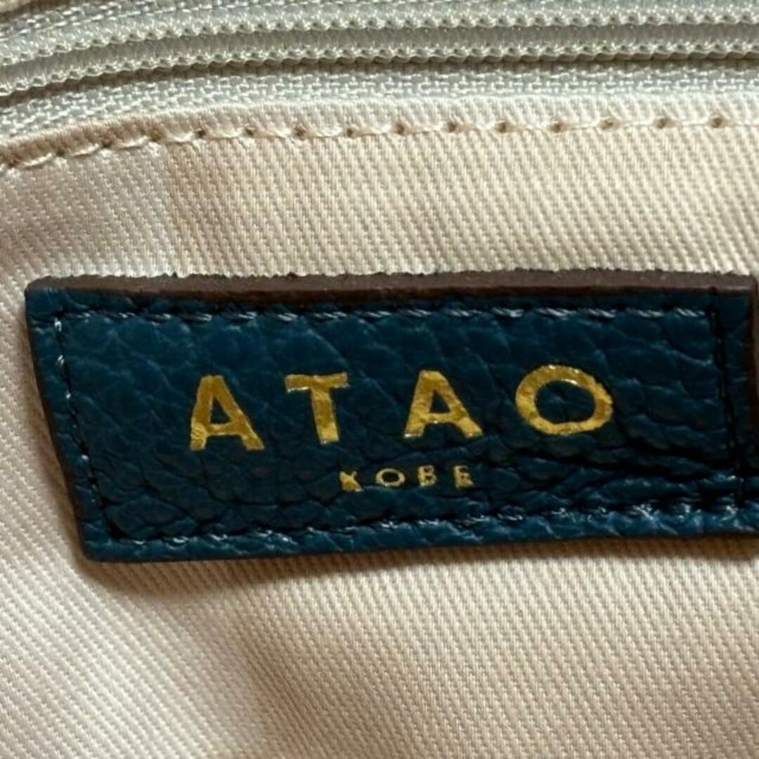 ATAO(アタオ)のATAO(アタオ) ハンドバッグ美品  - グリーン レザー レディースのバッグ(ハンドバッグ)の商品写真