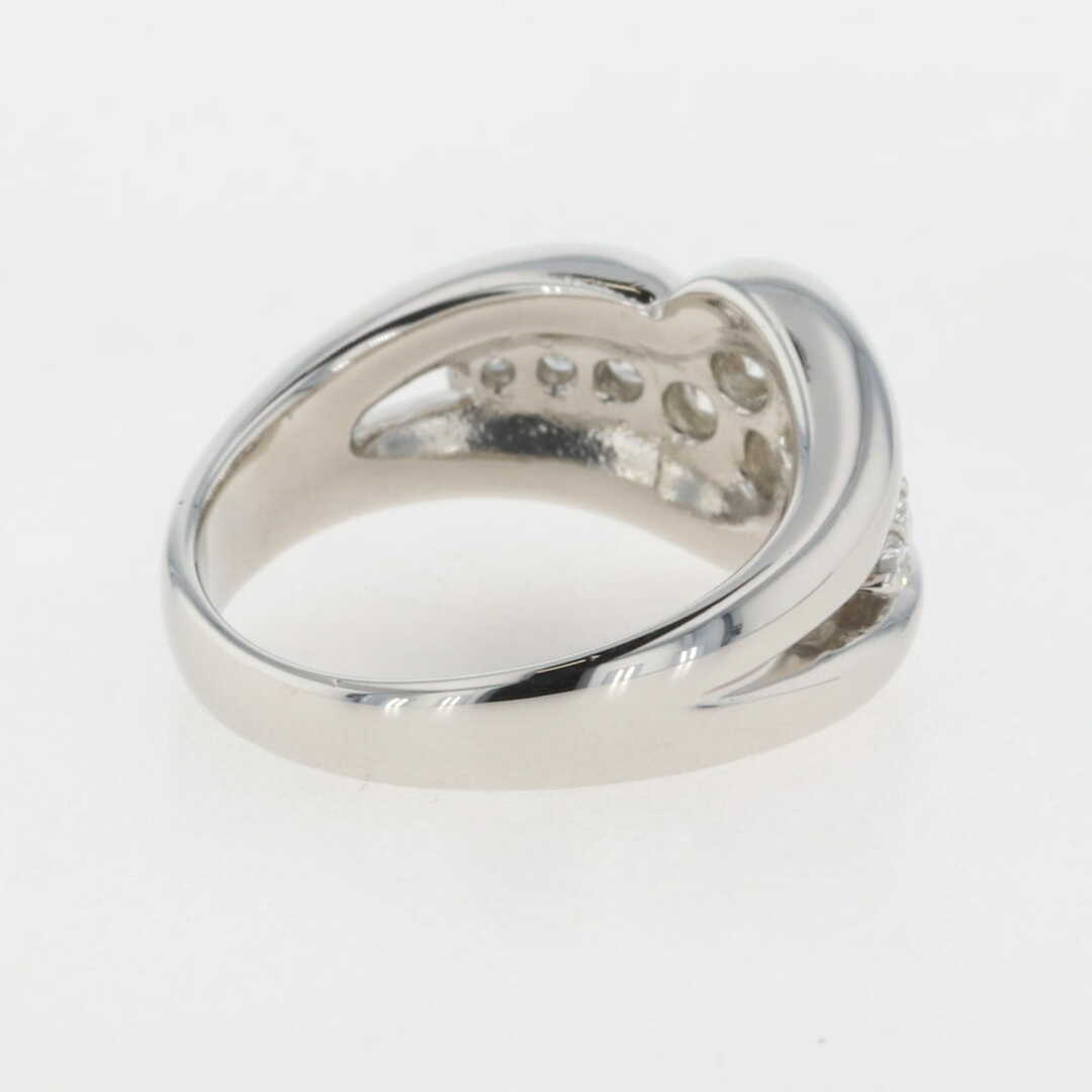 メレダイヤ デザインリング 9号 Pt1000 【中古】 レディースのアクセサリー(リング(指輪))の商品写真