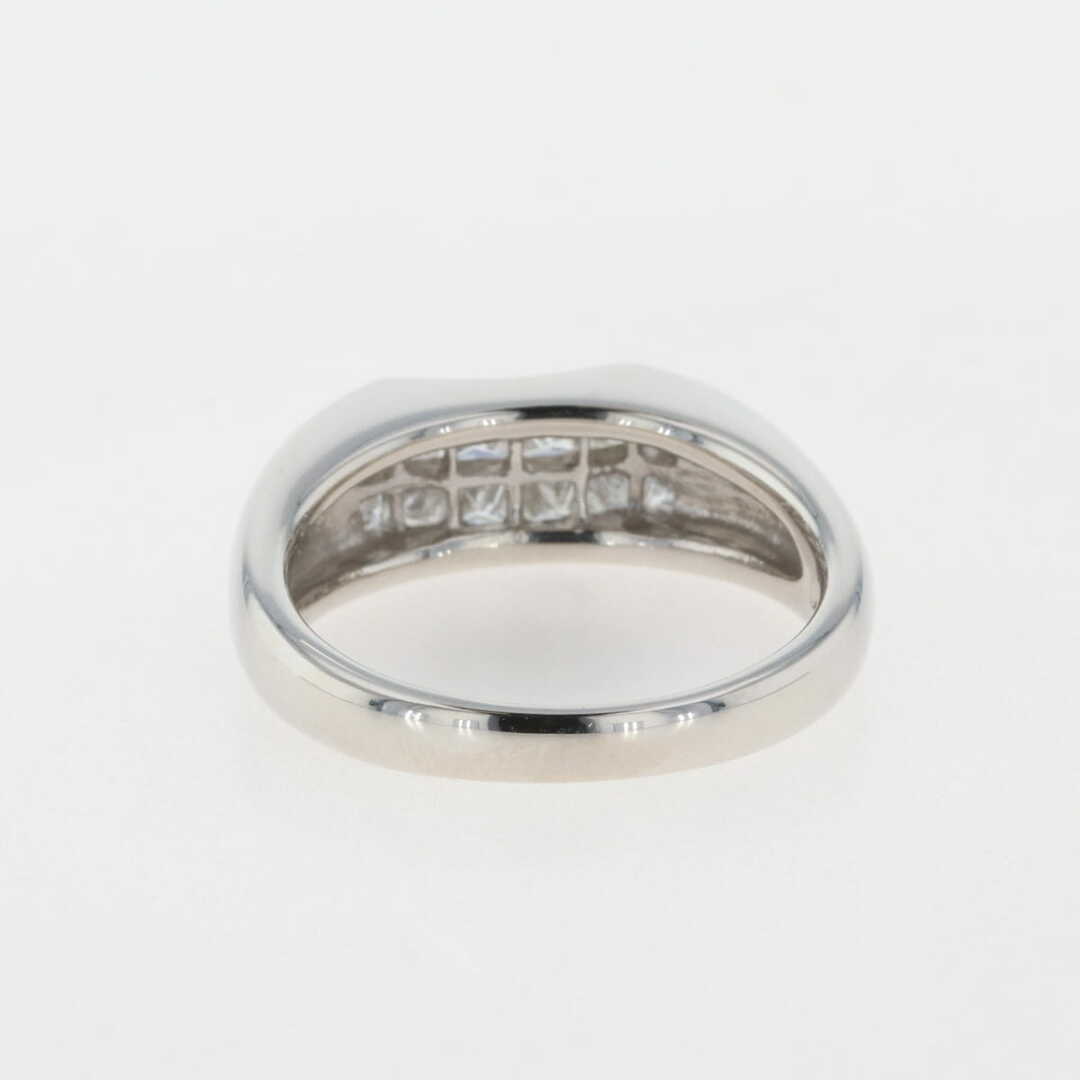 メレダイヤ デザインリング 14.5号 Pt900 【中古】 レディースのアクセサリー(リング(指輪))の商品写真