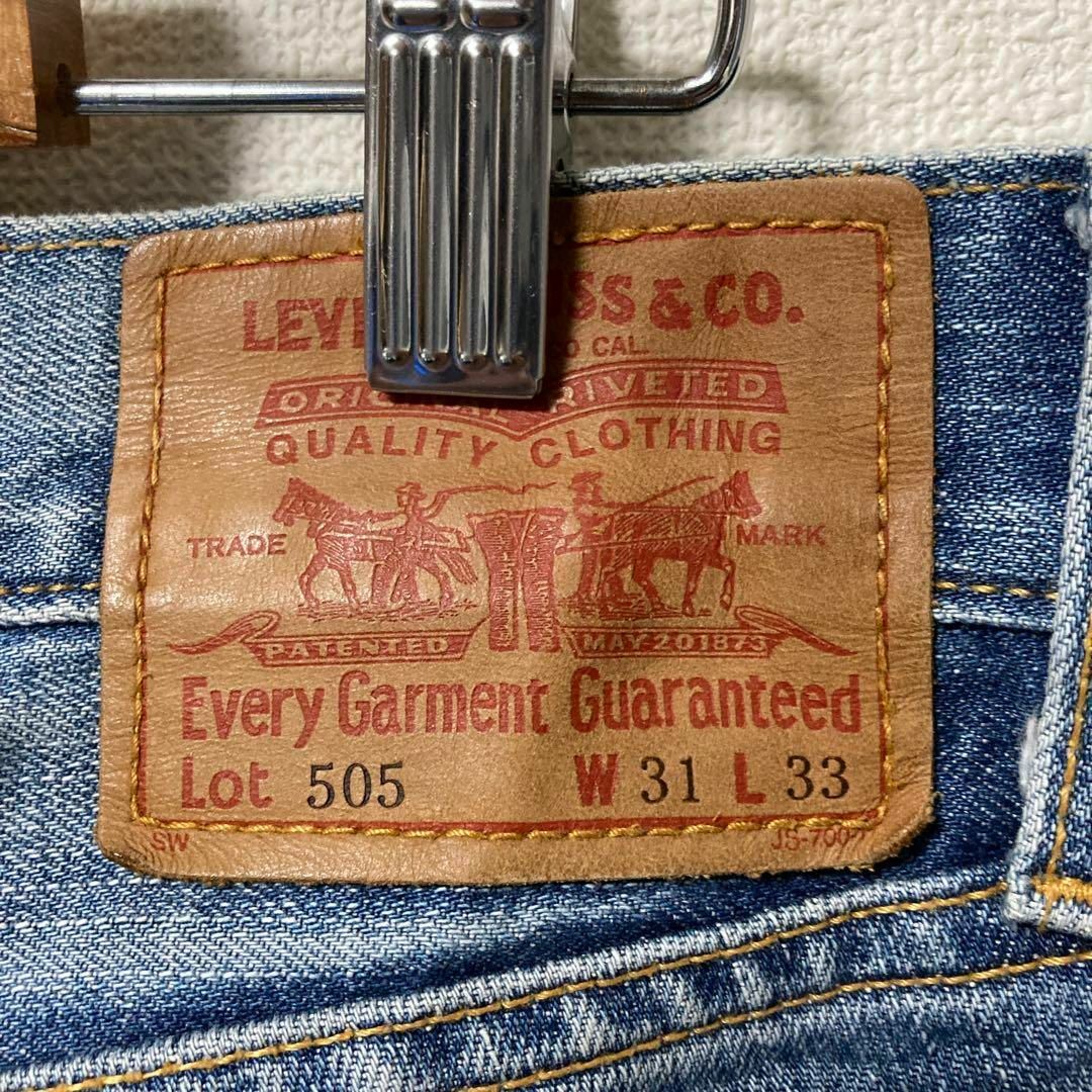 Levi's(リーバイス)のLevi's リーバイス　505 デニムパンツ　ジーンズ　ダメージ アメカジ メンズのパンツ(デニム/ジーンズ)の商品写真