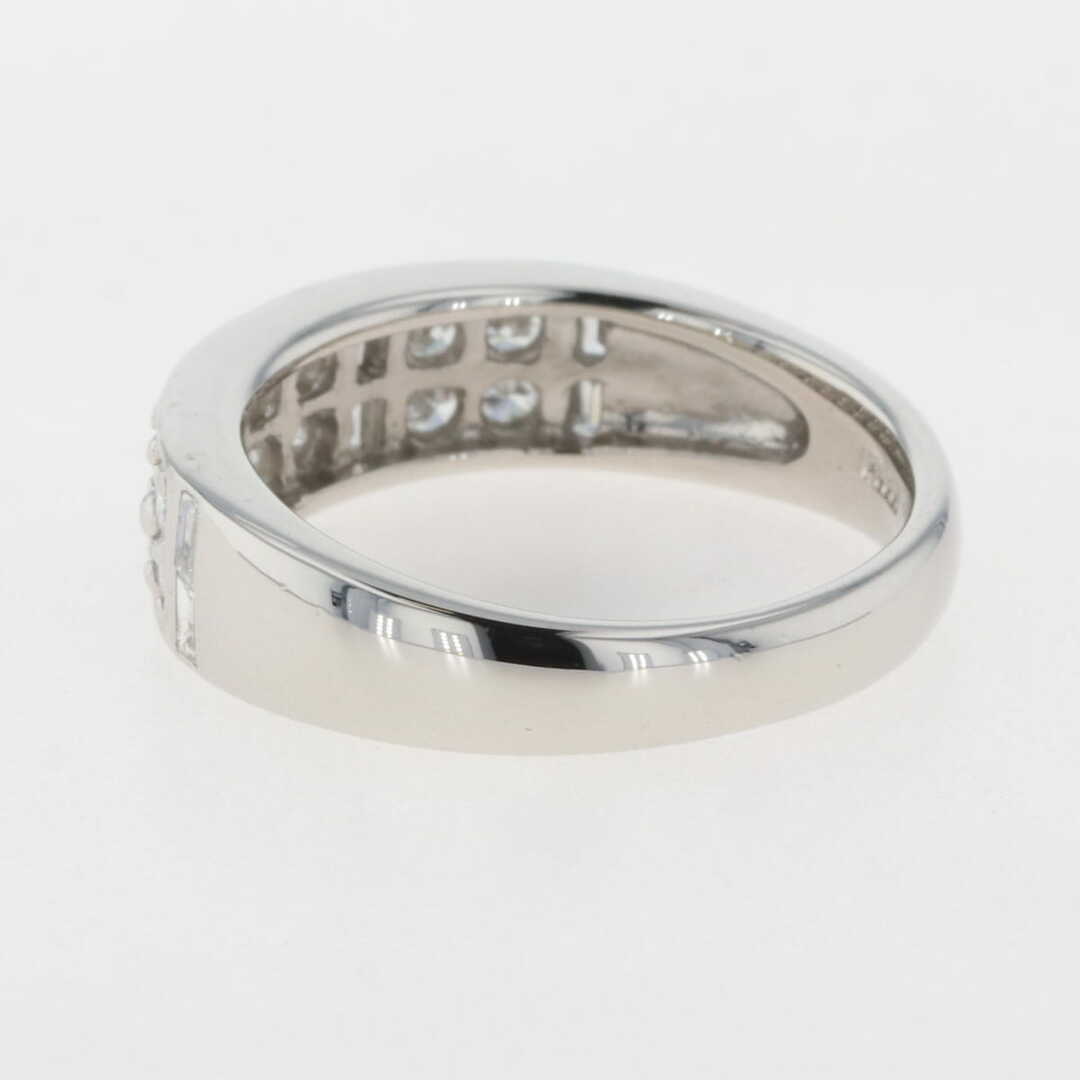 メレダイヤ デザインリング 16号 Pt900 【中古】 レディースのアクセサリー(リング(指輪))の商品写真