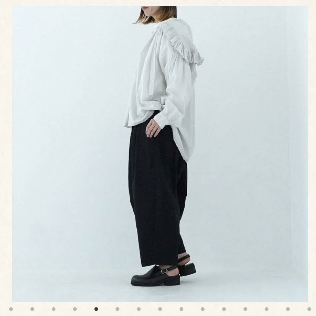 SP (エシュペー)  CHINO CLOTH TUCK WIDE TAPERD レディースのパンツ(カジュアルパンツ)の商品写真