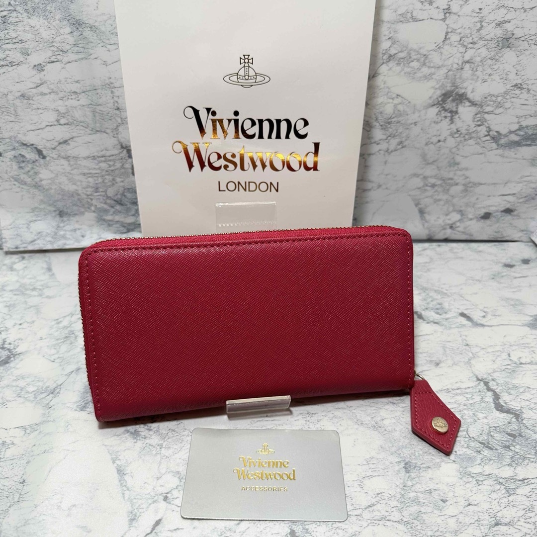 Vivienne Westwood(ヴィヴィアンウエストウッド)の【おすすめ‼︎】Vivienne Westwood 長財布　ピンク レディースのファッション小物(財布)の商品写真