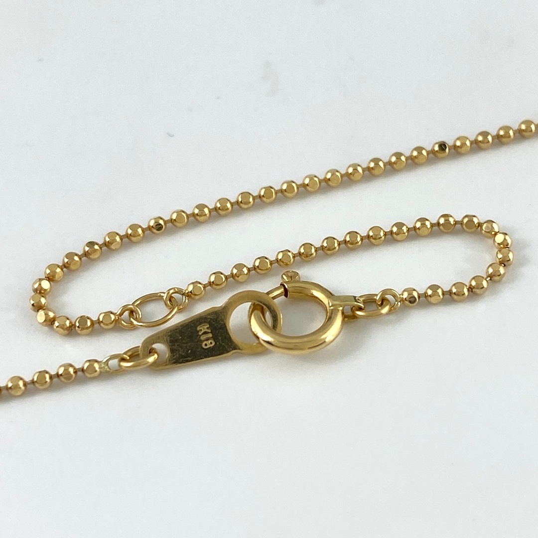 メレダイヤ デザインネックレス K18 【中古】 レディースのアクセサリー(ネックレス)の商品写真