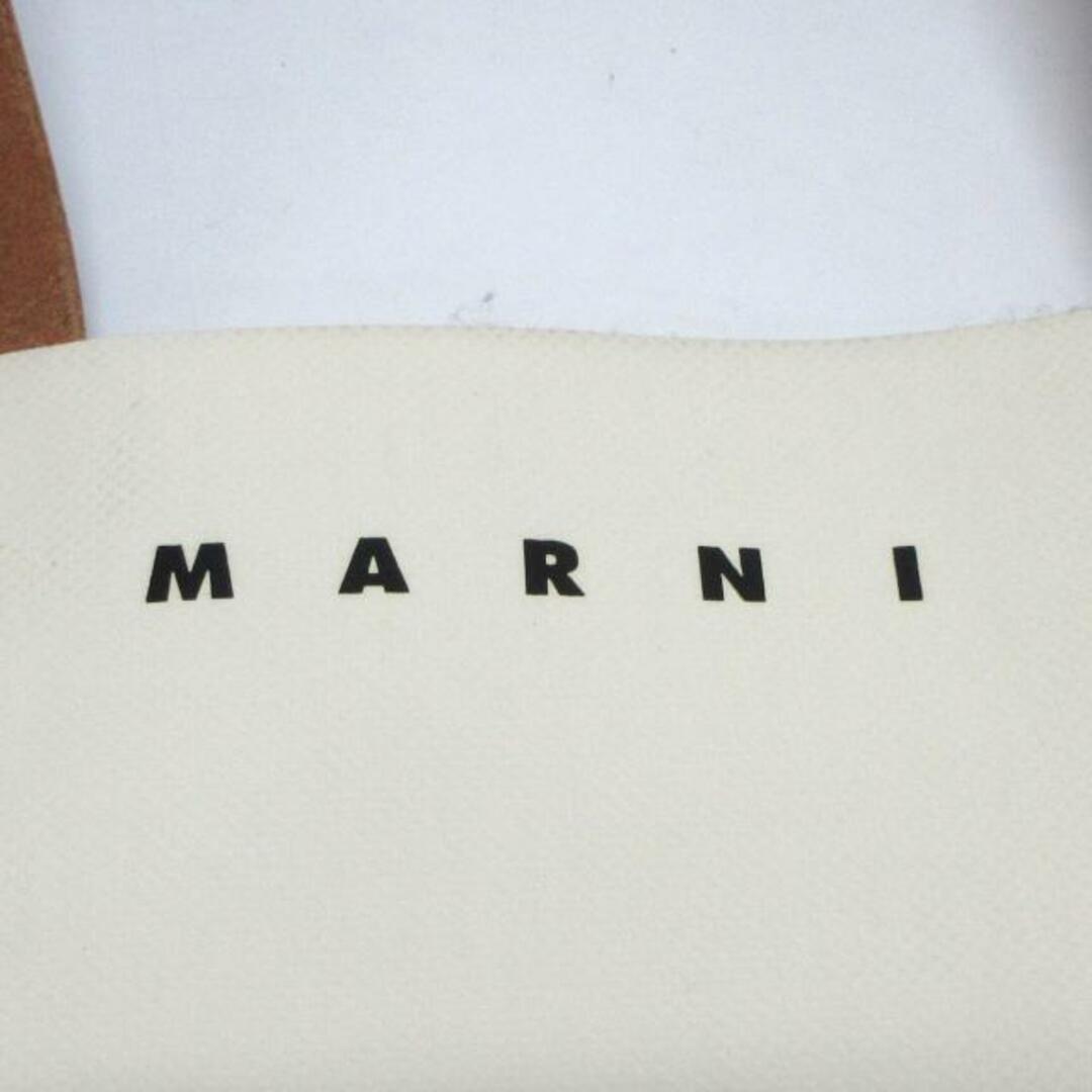 Marni(マルニ)のMARNI(マルニ) トートバッグ トライベッカ SHMQ0037A0 アイボリー×黒 バイカラー PVC(塩化ビニール)×レザー レディースのバッグ(トートバッグ)の商品写真