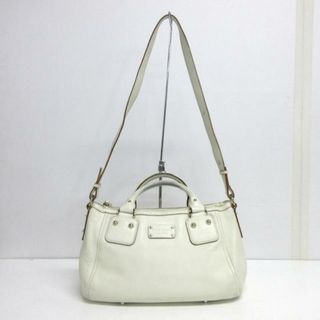 ケイトスペードニューヨーク(kate spade new york)のKate spade(ケイトスペード) ハンドバッグ - PXRU1671 アイボリー レザー(ハンドバッグ)