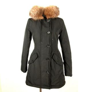 モンクレール(MONCLER)のMONCLER(モンクレール) ダウンコート サイズ0 XS レディース MONTICOLE(モンティコール) 4993425‐57136 黒 2019AW/長袖/冬 ポリエステル、ダウン(ダウンコート)