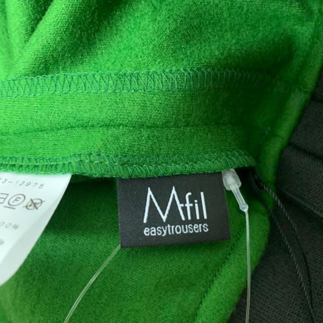 M・Fil(エムフィル) パンツ サイズ38 - グリーン フルレングス/ウエストゴム レディースのパンツ(その他)の商品写真