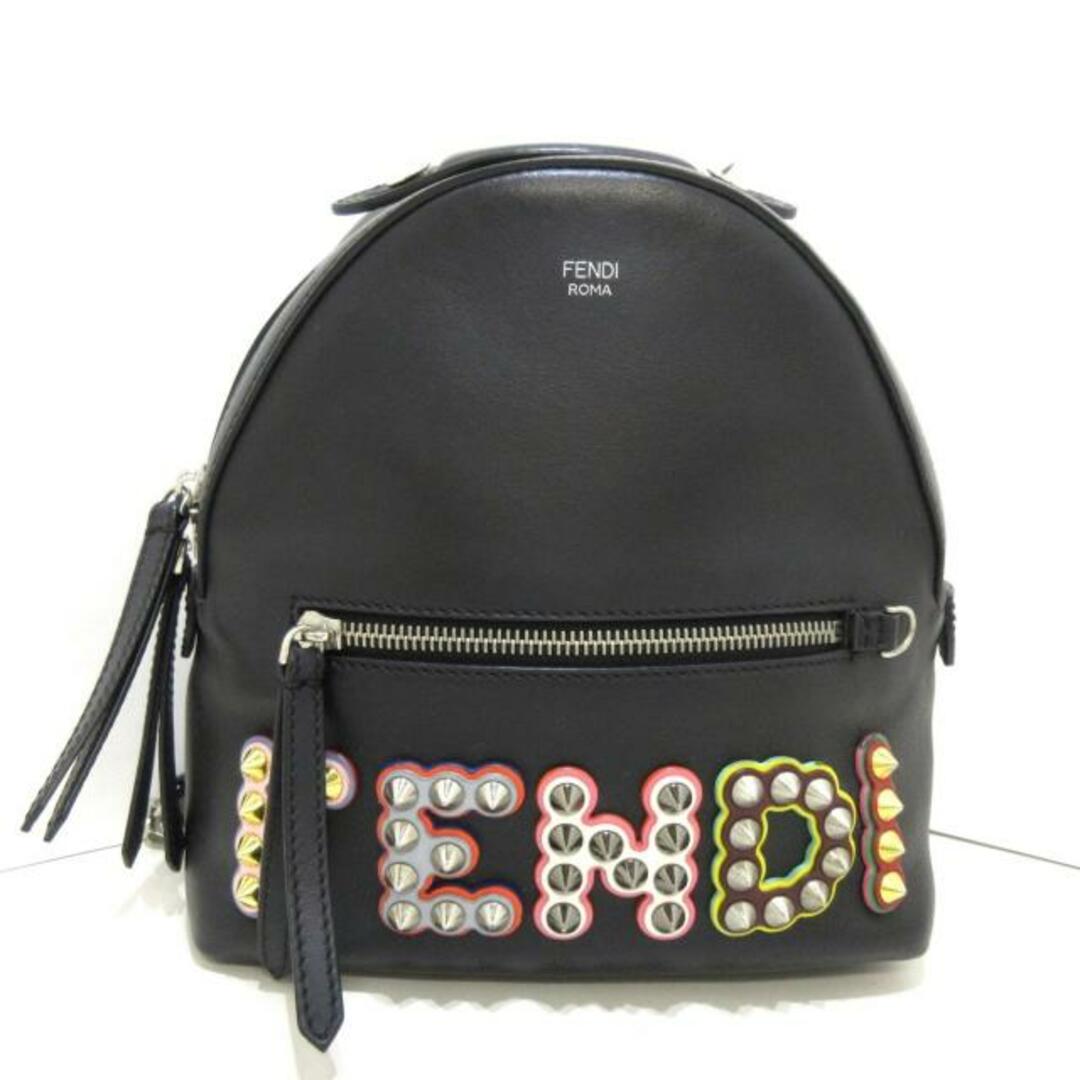 FENDI(フェンディ)のFENDI(フェンディ) リュックサック バイザウェイ/ミニ バックパック 8BZ038 黒 レザー レディースのバッグ(リュック/バックパック)の商品写真