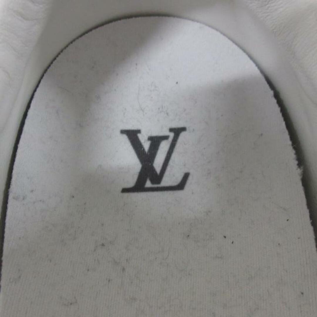 LOUIS VUITTON(ルイヴィトン)のLOUIS VUITTON(ルイヴィトン) スニーカー 8　1/2 メンズ LVランナーラインスニーカー 白×アイボリー スエード×レザー メンズの靴/シューズ(スニーカー)の商品写真