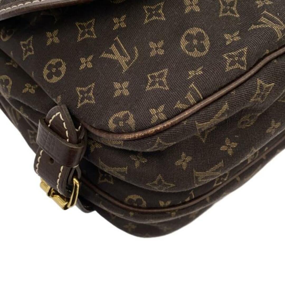 LOUIS VUITTON(ルイヴィトン)のLOUIS VUITTON(ルイヴィトン) ショルダーバッグ モノグラムミニラン ソミュール M95227 エベヌ コットン、リネン、グレインレザー レディースのバッグ(ショルダーバッグ)の商品写真