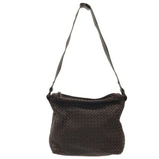 ボッテガヴェネタ(Bottega Veneta)のBOTTEGA VENETA(ボッテガヴェネタ) ショルダーバッグ イントレチャート 115658 ダークブラウン レザー(ショルダーバッグ)